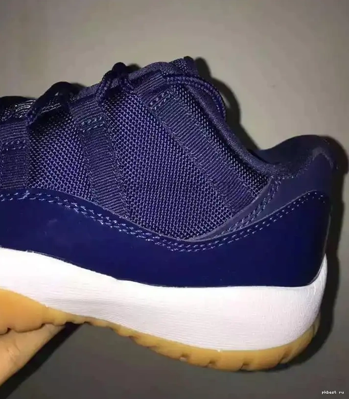Authentic Gum Navy 11 Air Low Jordan 0522